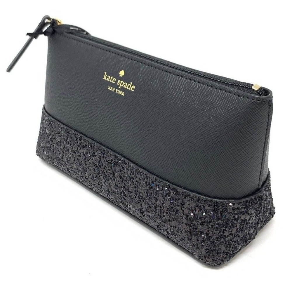 Kate Spade Little Shiloh Glittered Cosmetic Bag